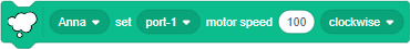 block motor speed