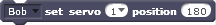 block servo position