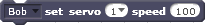 block servo speed