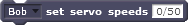 block servo speeds