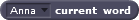 block get current word