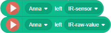 block get left ir