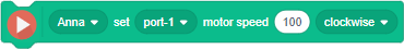 block motor speed